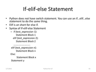 Python for IoT