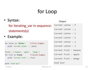 Python for IoT
