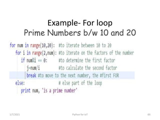 Python for IoT