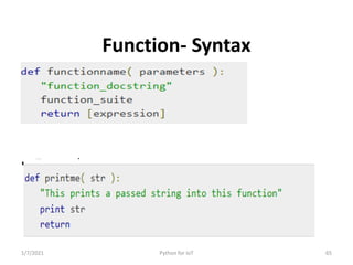 Python for IoT
