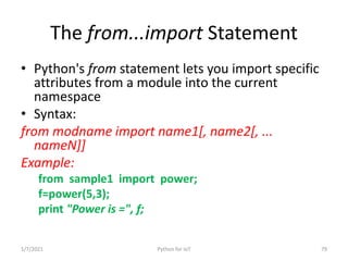 Python for IoT