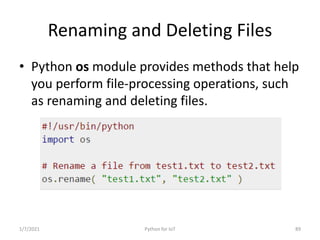 Python for IoT