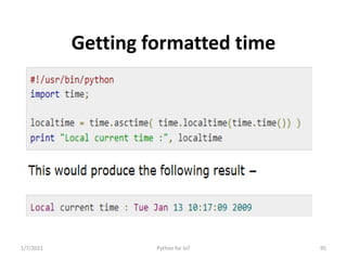 Python for IoT