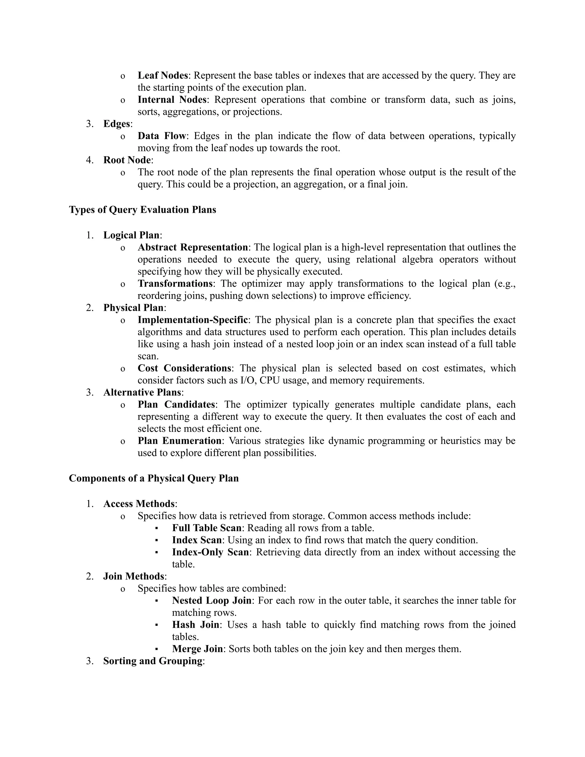 unit 3 DBMS.docx.pdf geometric transformer in query processing | PDF