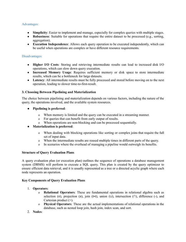 unit 3 DBMS.docx.pdf geometric transformer in query processing | PDF