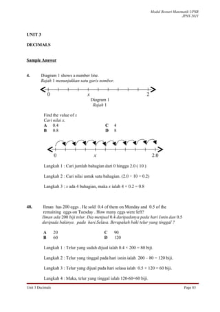 Unit 3 decimals