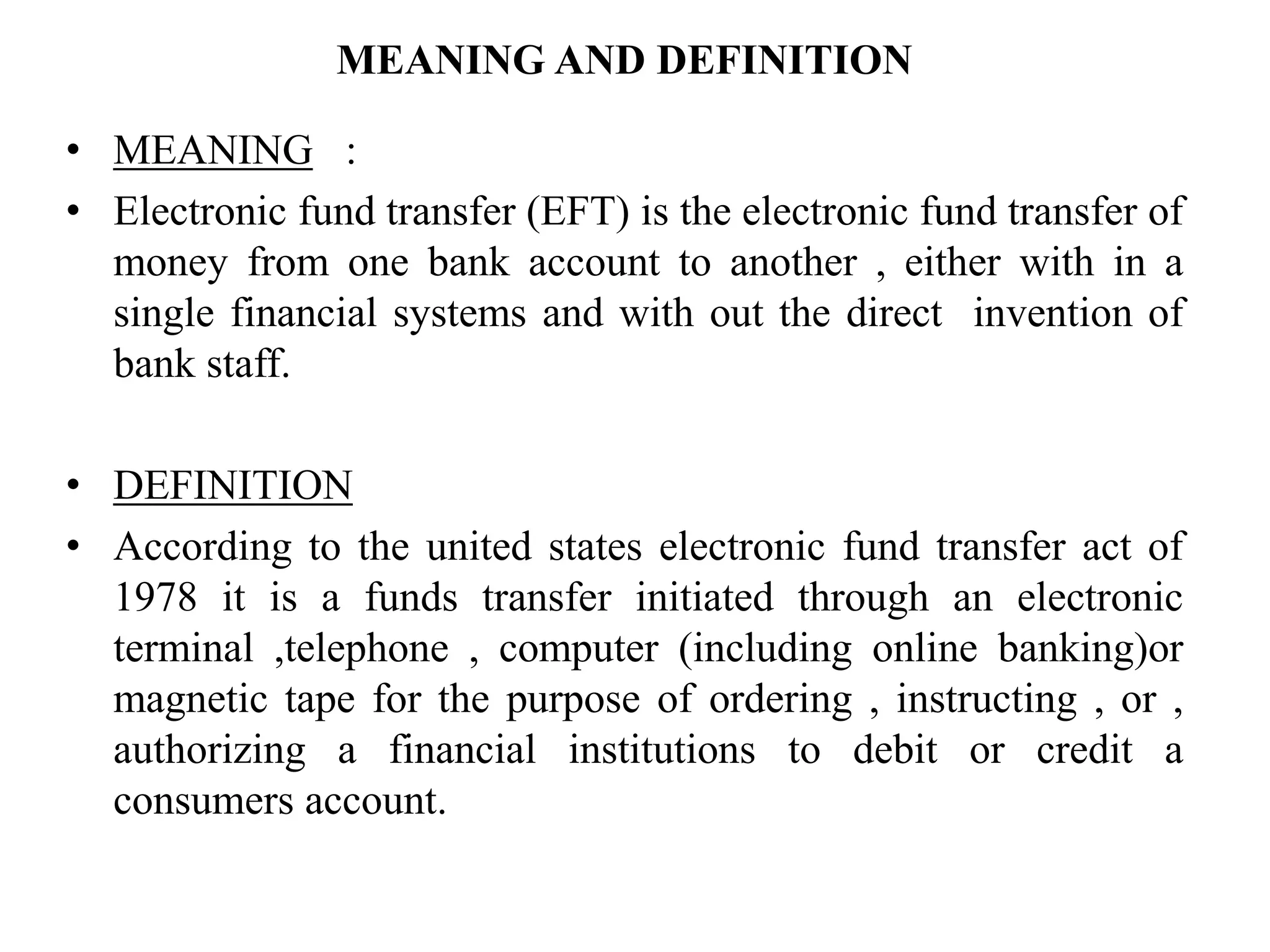 Electronic Payment System | PPTX