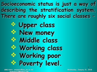 Fashion and Social Stratification | PPT