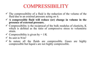 Unit 3 introduction to fluid mechanics as per AKTU KME101T | PPTX