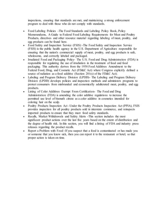 food & beverage service | DOCX
