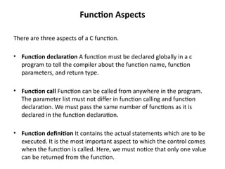 Unit3 functions and pointers cs3251 sem2.pptx