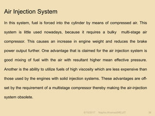 Compressed Air Injection Engine compression egnition engine engine | PPTX