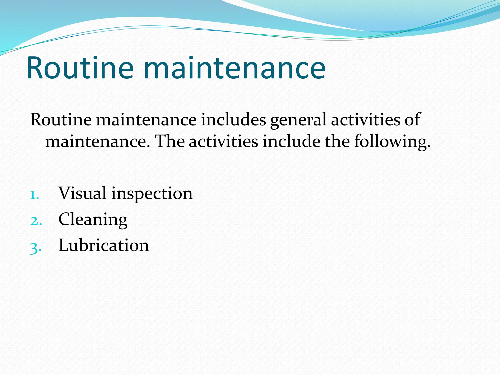 Maintenance of Electrical /Electronic Equipment | PPTX