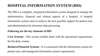His Modules unit 3 information system in healthcare.pptx