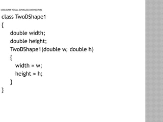 INHERITANCE in Java , Types of Inheritance | PPTX