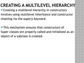 INHERITANCE in Java , Types of Inheritance | PPTX