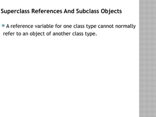 INHERITANCE in Java , Types of Inheritance | PPTX