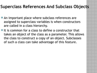 INHERITANCE in Java , Types of Inheritance | PPTX