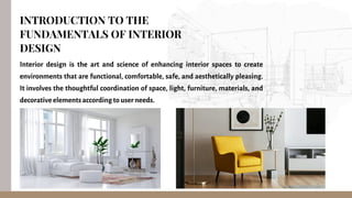 UNIT 3 INTERIOR DESIGN study material ID | PDF