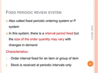Unit 3 inventory planning planning the inventory resources | PPTX