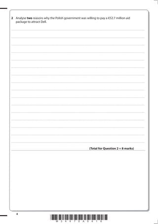 Analyse two reasons why the Polish government was willing to pay a €52.7 million aid
  package to attract Dell.

. . . . . . . . . . . .............................................................................................. . . . . . . . . . . . . . . . . . . . . . . . . . . . . . . . . . . . . . . . . . . . . . . . . . . . . . . . . . . . . . . . . . . . . . . . . . . . . . . . . . . . . . . . . . . . . . . . . . . . . . . . . . . . . . . . . . . . . . . . . . . . . . . . . . . . . . . . . . . . ........... . . . . . . . . . . . . . . . . . .



. . . . . . . . . . . .............................................................................................. . . . . . . . . . . . . . . . . . . . . . . . . . . . . . . . . . . . . . . . . . . . . . . . . . . . . . . . . . . . . . . . . . . . . . . . . . . . . . . . . . . . . . . . . . . . . . . . . . . . . . . . . . . . . . . . . . . . . . . . . . . . . . . . . . . . . . . . . . . . ........... . . . . . . . . . . . . . . . . . .



. . . . . . . . . . . .............................................................................................. . . . . . . . . . . . . . . . . . . . . . . . . . . . . . . . . . . . . . . . . . . . . . . . . . . . . . . . . . . . . . . . . . . . . . . . . . . . . . . . . . . . . . . . . . . . . . . . . . . . . . . . . . . . . . . . . . . . . . . . . . . . . . . . . . . . . . . . . . . . ........... . . . . . . . . . . . . . . . . . .



. . . . . . . . . . . .............................................................................................. . . . . . . . . . . . . . . . . . . . . . . . . . . . . . . . . . . . . . . . . . . . . . . . . . . . . . . . . . . . . . . . . . . . . . . . . . . . . . . . . . . . . . . . . . . . . . . . . . . . . . . . . . . . . . . . . . . . . . . . . . . . . . . . . . . . . . . . . . . . ........... . . . . . . . . . . . . . . . . . .



. . . . . . . . . . . .............................................................................................. . . . . . . . . . . . . . . . . . . . . . . . . . . . . . . . . . . . . . . . . . . . . . . . . . . . . . . . . . . . . . . . . . . . . . . . . . . . . . . . . . . . . . . . . . . . . . . . . . . . . . . . . . . . . . . . . . . . . . . . . . . . . . . . . . . . . . . . . . . . ........... . . . . . . . . . . . . . . . . . .



. . . . . . . . . . . .............................................................................................. . . . . . . . . . . . . . . . . . . . . . . . . . . . . . . . . . . . . . . . . . . . . . . . . . . . . . . . . . . . . . . . . . . . . . . . . . . . . . . . . . . . . . . . . . . . . . . . . . . . . . . . . . . . . . . . . . . . . . . . . . . . . . . . . . . . . . . . . . . . ........... . . . . . . . . . . . . . . . . . .



. . . . . . . . . . . .............................................................................................. . . . . . . . . . . . . . . . . . . . . . . . . . . . . . . . . . . . . . . . . . . . . . . . . . . . . . . . . . . . . . . . . . . . . . . . . . . . . . . . . . . . . . . . . . . . . . . . . . . . . . . . . . . . . . . . . . . . . . . . . . . . . . . . . . . . . . . . . . . . ........... . . . . . . . . . . . . . . . . . .



. . . . . . . . . . . .............................................................................................. . . . . . . . . . . . . . . . . . . . . . . . . . . . . . . . . . . . . . . . . . . . . . . . . . . . . . . . . . . . . . . . . . . . . . . . . . . . . . . . . . . . . . . . . . . . . . . . . . . . . . . . . . . . . . . . . . . . . . . . . . . . . . . . . . . . . . . . . . . . ........... . . . . . . . . . . . . . . . . . .



. . . . . . . . . . . .............................................................................................. . . . . . . . . . . . . . . . . . . . . . . . . . . . . . . . . . . . . . . . . . . . . . . . . . . . . . . . . . . . . . . . . . . . . . . . . . . . . . . . . . . . . . . . . . . . . . . . . . . . . . . . . . . . . . . . . . . . . . . . . . . . . . . . . . . . . . . . . . . . ........... . . . . . . . . . . . . . . . . . .



. . . . . . . . . . . .............................................................................................. . . . . . . . . . . . . . . . . . . . . . . . . . . . . . . . . . . . . . . . . . . . . . . . . . . . . . . . . . . . . . . . . . . . . . . . . . . . . . . . . . . . . . . . . . . . . . . . . . . . . . . . . . . . . . . . . . . . . . . . . . . . . . . . . . . . . . . . . . . . ........... . . . . . . . . . . . . . . . . . .



. . . . . . . . . . . .............................................................................................. . . . . . . . . . . . . . . . . . . . . . . . . . . . . . . . . . . . . . . . . . . . . . . . . . . . . . . . . . . . . . . . . . . . . . . . . . . . . . . . . . . . . . . . . . . . . . . . . . . . . . . . . . . . . . . . . . . . . . . . . . . . . . . . . . . . . . . . . . . . ........... . . . . . . . . . . . . . . . . . .



. . . . . . . . . . . .............................................................................................. . . . . . . . . . . . . . . . . . . . . . . . . . . . . . . . . . . . . . . . . . . . . . . . . . . . . . . . . . . . . . . . . . . . . . . . . . . . . . . . . . . . . . . . . . . . . . . . . . . . . . . . . . . . . . . . . . . . . . . . . . . . . . . . . . . . . . . . . . . . ........... . . . . . . . . . . . . . . . . . .



. . . . . . . . . . . .............................................................................................. . . . . . . . . . . . . . . . . . . . . . . . . . . . . . . . . . . . . . . . . . . . . . . . . . . . . . . . . . . . . . . . . . . . . . . . . . . . . . . . . . . . . . . . . . . . . . . . . . . . . . . . . . . . . . . . . . . . . . . . . . . . . . . . . . . . . . . . . . . . ........... . . . . . . . . . . . . . . . . . .



. . . . . . . . . . . .............................................................................................. . . . . . . . . . . . . . . . . . . . . . . . . . . . . . . . . . . . . . . . . . . . . . . . . . . . . . . . . . . . . . . . . . . . . . . . . . . . . . . . . . . . . . . . . . . . . . . . . . . . . . . . . . . . . . . . . . . . . . . . . . . . . . . . . . . . . . . . . . . . ........... . . . . . . . . . . . . . . . . . .



. . . . . . . . . . . .............................................................................................. . . . . . . . . . . . . . . . . . . . . . . . . . . . . . . . . . . . . . . . . . . . . . . . . . . . . . . . . . . . . . . . . . . . . . . . . . . . . . . . . . . . . . . . . . . . . . . . . . . . . . . . . . . . . . . . . . . . . . . . . . . . . . . . . . . . . . . . . . . . ........... . . . . . . . . . . . . . . . . . .



. . . . . . . . . . . .............................................................................................. . . . . . . . . . . . . . . . . . . . . . . . . . . . . . . . . . . . . . . . . . . . . . . . . . . . . . . . . . . . . . . . . . . . . . . . . . . . . . . . . . . . . . . . . . . . . . . . . . . . . . . . . . . . . . . . . . . . . . . . . . . . . . . . . . . . . . . . . . . . ........... . . . . . . . . . . . . . . . . . .



                                                                                                                                                                                                                                                                  (Total for Question  = 8 marks)




                
                                                                                                                                 *M34470A0416*
 