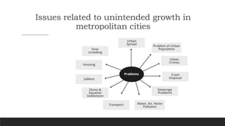Metro and mega cities problems and issue.pptx