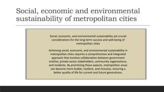 Metro and mega cities problems and issue.pptx