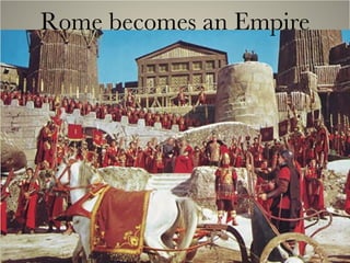 Rome becomes an Empire 