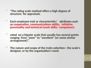 Sample Trait Rating Scale UNIT 3 Measurement and scaling.pptx university | PPTX