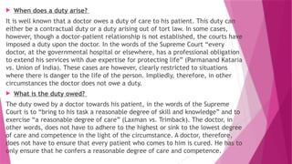 MEDICAL NEGLIGENCE AND LIABILITIES OF DOCTORS.pptx