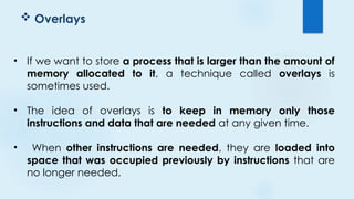 Comprehensive Overview of Memory Management Techniques in Computer ...