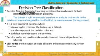 Comprehensive Guide to Decision Tree Models and Bayes Classifier | PPTX