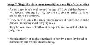 Moral Development and Theories of Moral. | PPTX