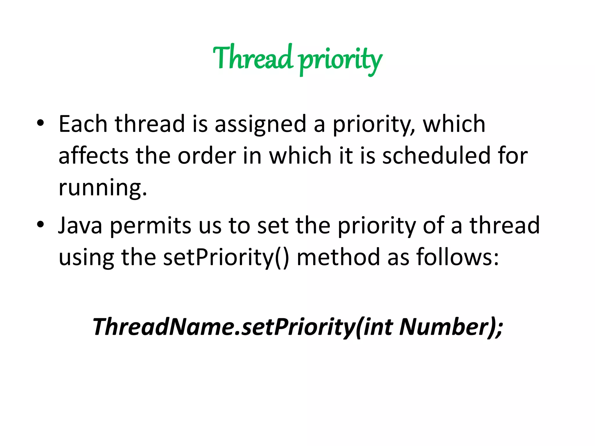 MULTI THREADING IN JAVA | PPTX