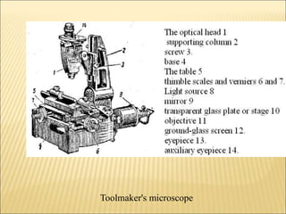 Toolmaker's microscope
 