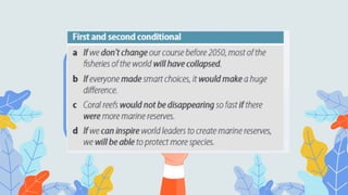 First Conditional Nat Geo UNIT 3 NATIONA GEO CONDITIONALS . A SUPPORT TO YOUR BOOKpptx | PPTX