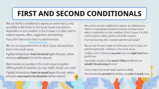 First Conditional Nat Geo UNIT 3 NATIONA GEO CONDITIONALS . A SUPPORT TO YOUR BOOKpptx | PPTX