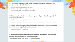 First Conditional Nat Geo UNIT 3 NATIONA GEO CONDITIONALS . A SUPPORT TO YOUR BOOKpptx | PPTX