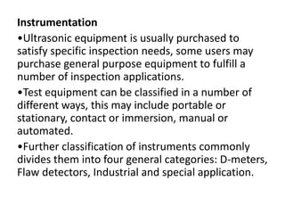 Description Test Using Instrumentation Testing UNIT 3 NON DESTRUCTIVE TESTING.pdf