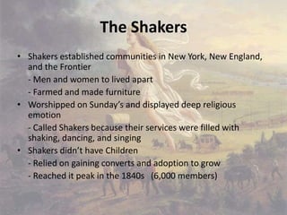 Shaker Community Unit 3 - Westward Expansion | PPTX