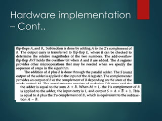 Hardware implementation
– Cont..
 