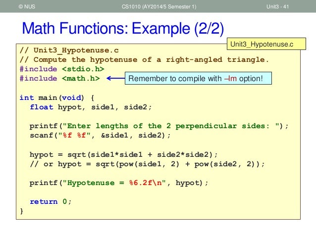 Unit3 overview of_c_programming