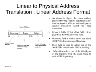 PAI Unit 3 Paging in 80386 Microporcessor | PDF