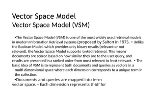 Comprehensive Overview of Information Retrieval Models: Boolean, Vector ...
