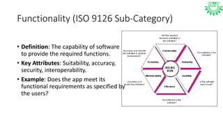 Functionality Iso The Importance of Software Quality: Benefits and Implications for ...