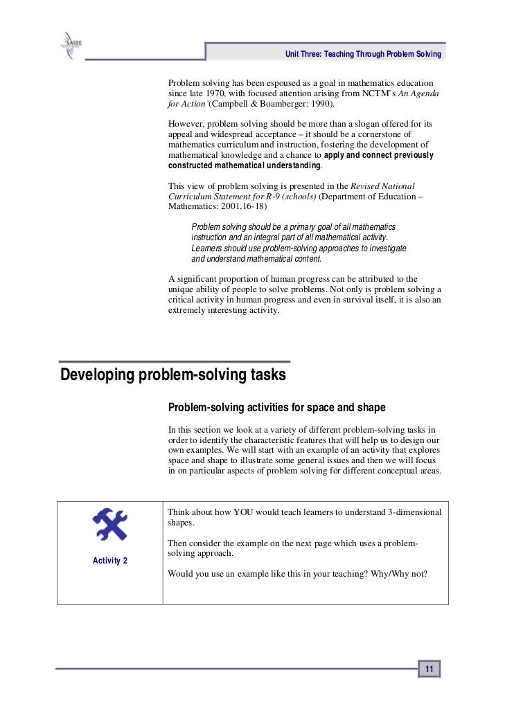 Iep Goals For Math Problem Solving
