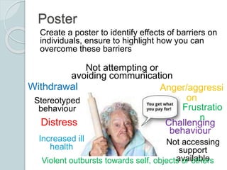 Barriers To Communication In Health And Social Care
