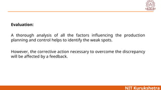 Discrepancy Control Product Planning and control in Industrial Engineering | PPT