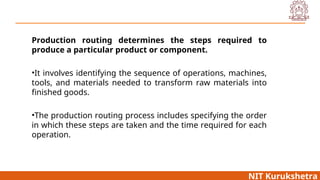 Product Planning and control in Industrial Engineering | PPT