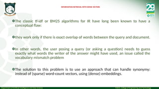 Information Retrieval – Dense Vectors – Neural IR for Question ...